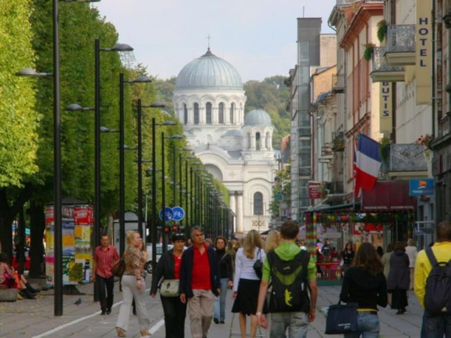 Modern Flat In Old Town Kaunas - Free Parking & Self Check-In Eksteriør billede